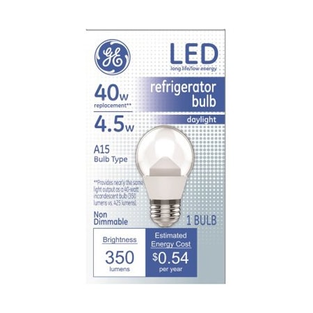 Current GE 45W Day Appl Bulb 93104415